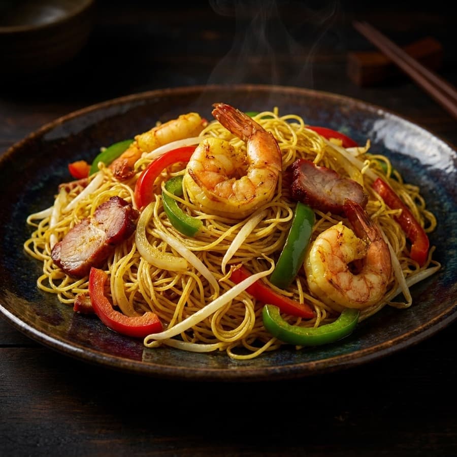 Singapore Fried Noodles